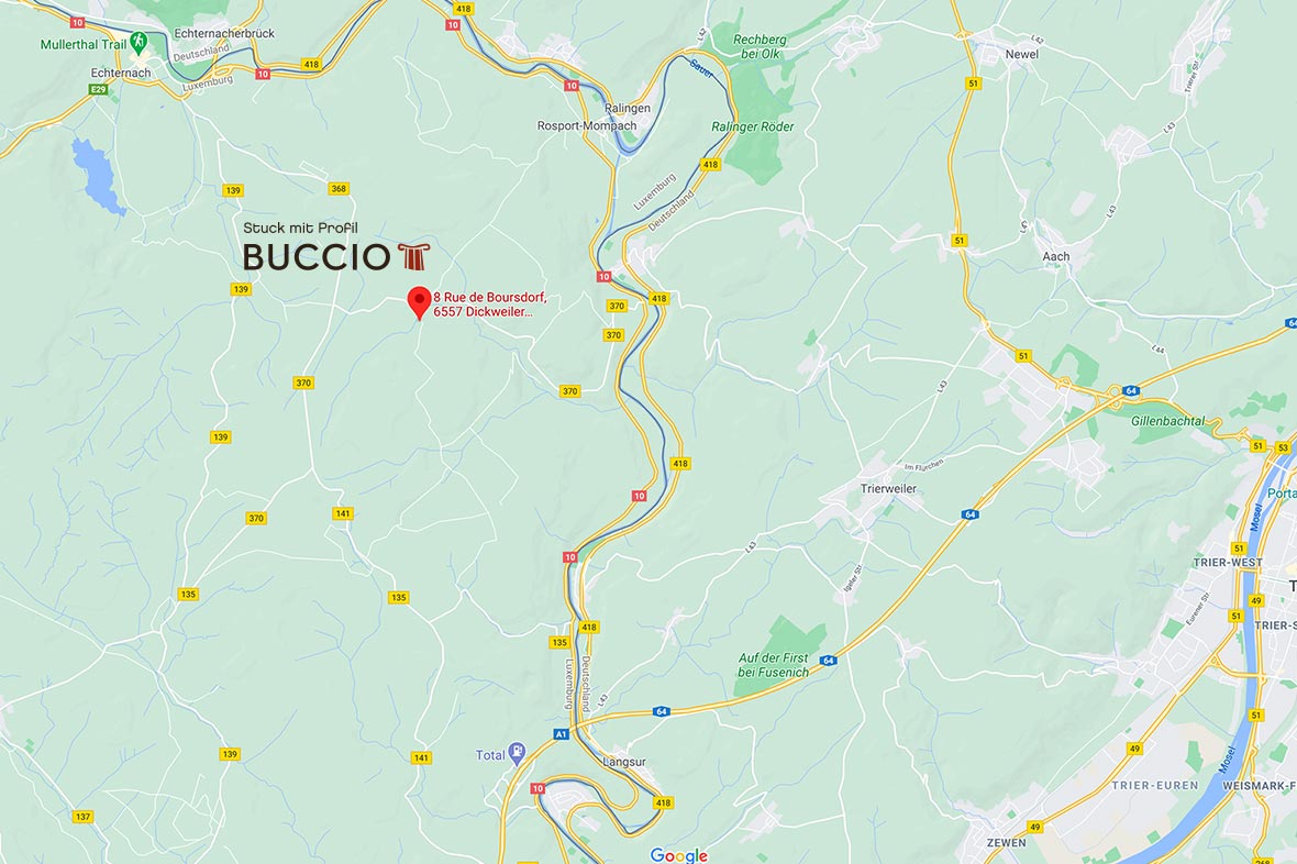 Neuer Standort der Buccio S.á r.l.